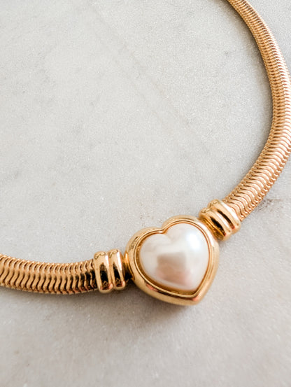 Collier coeur Agatha