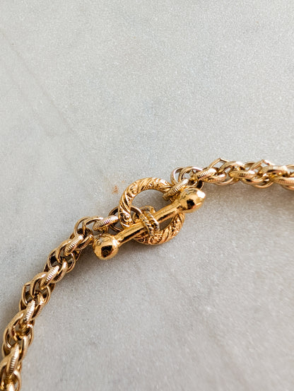 Exceptionnel Collier fleurs en métal