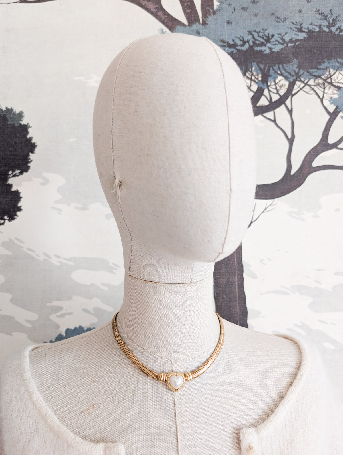 Collier coeur Agatha