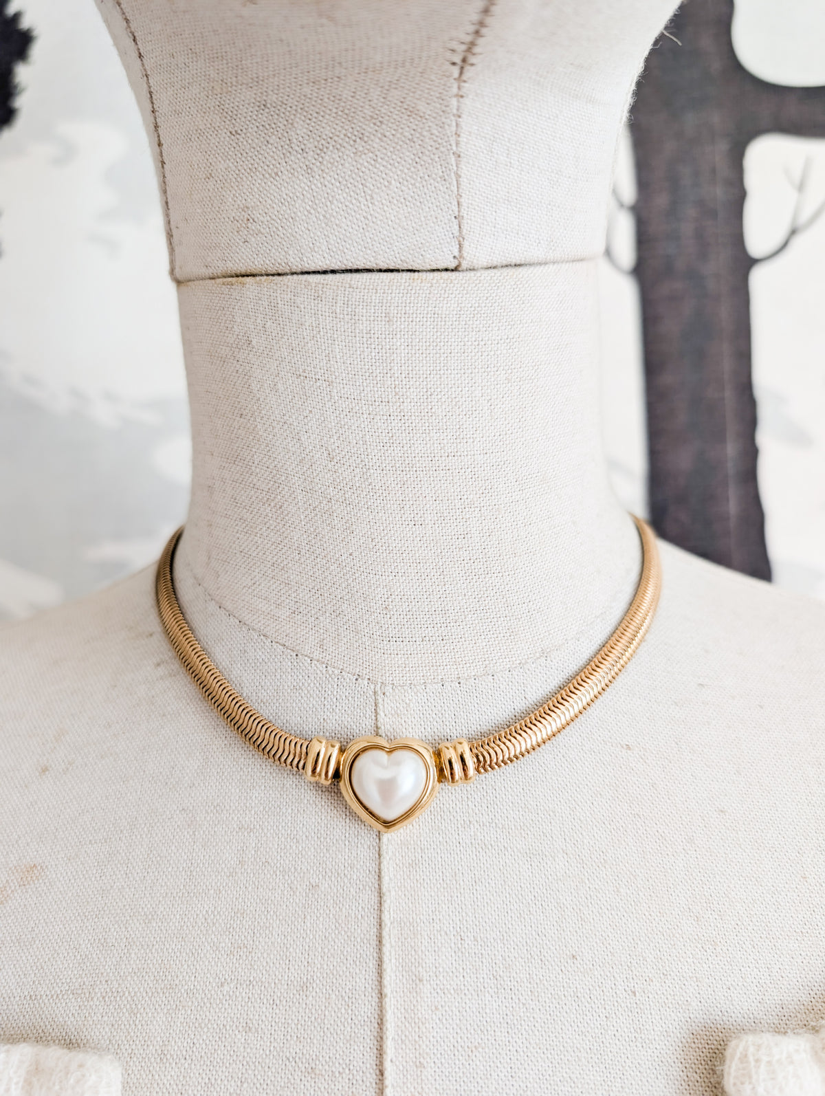 Collier coeur Agatha