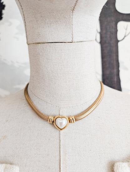 Collier coeur Agatha