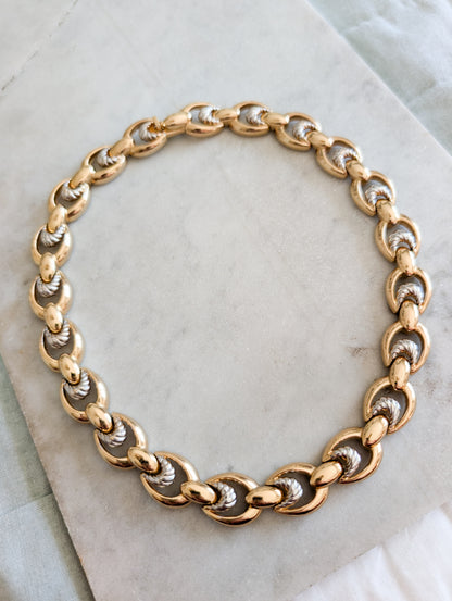 Collier or et argent