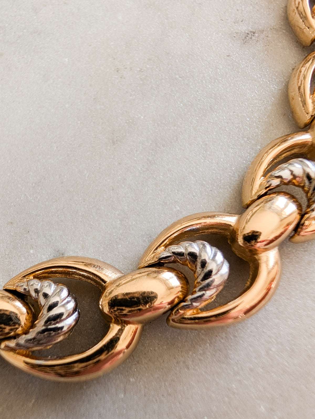 Collier or et argent