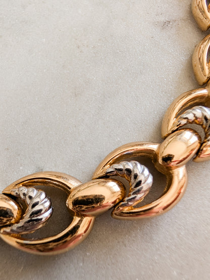 Collier or et argent