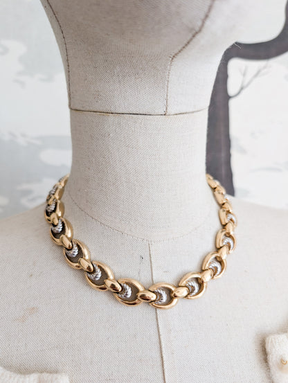 Collier or et argent