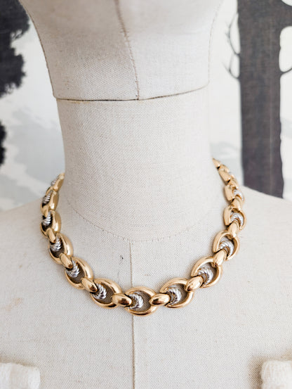 Collier or et argent