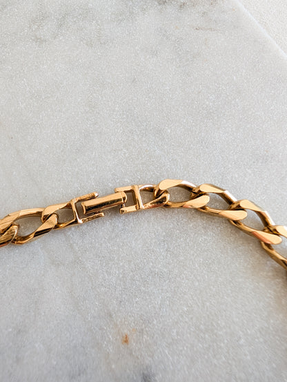 Collier gourmette pierres colorées