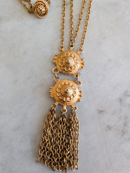 Superbe collier esprit byzantin