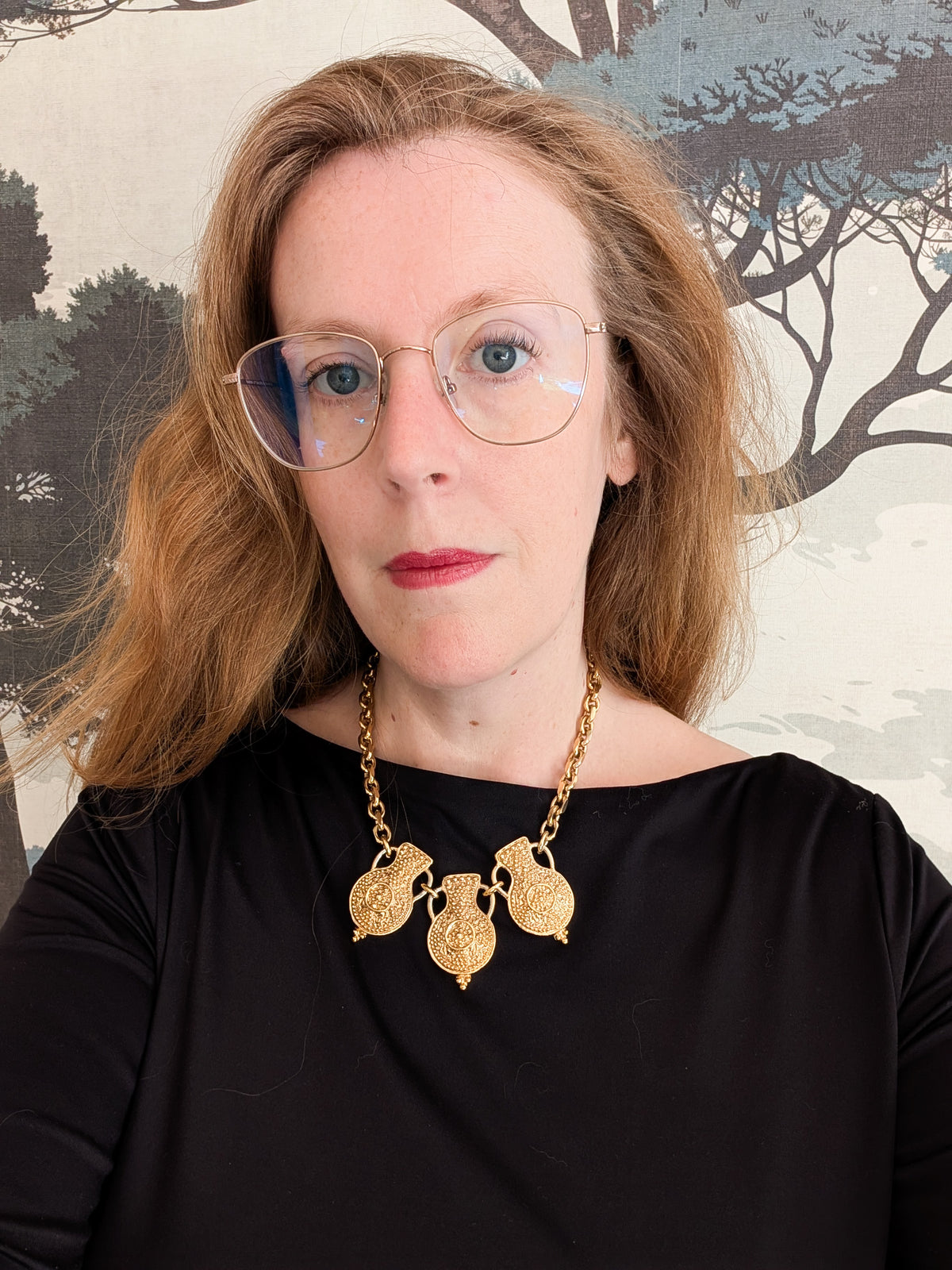 Extraordinaire collier Amphores Agatha