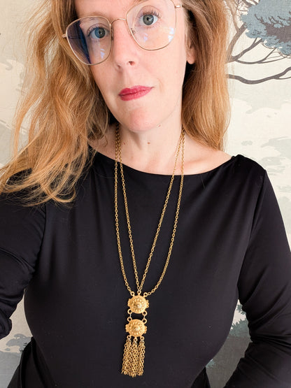 Superbe collier esprit byzantin