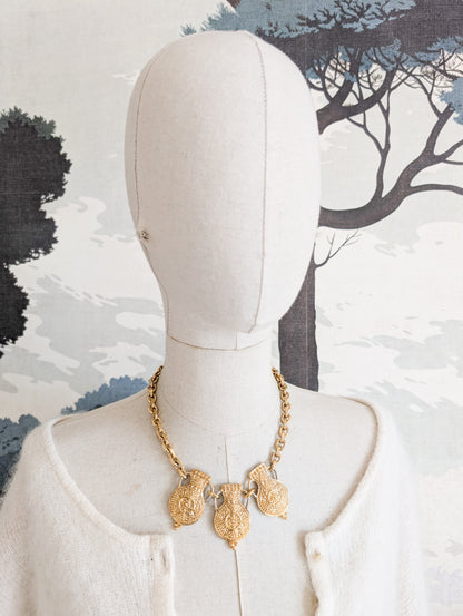 Extraordinaire collier Amphores Agatha