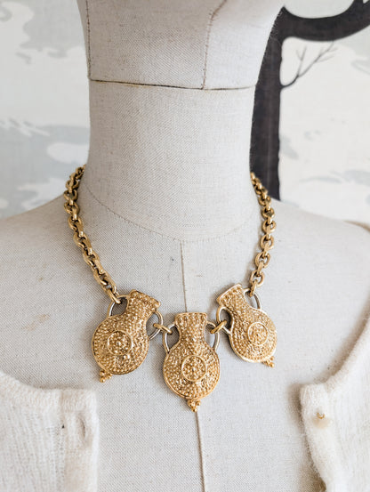 Extraordinaire collier Amphores Agatha