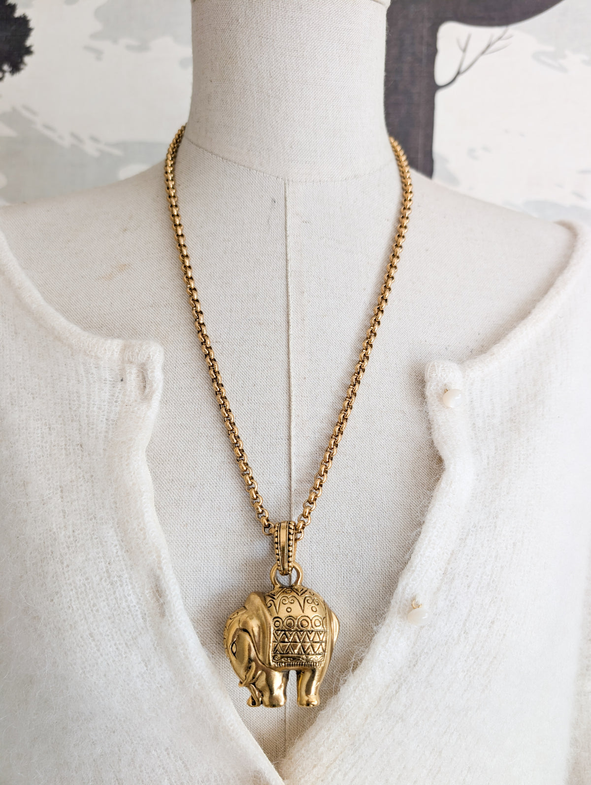 Collier éléphant Agatha