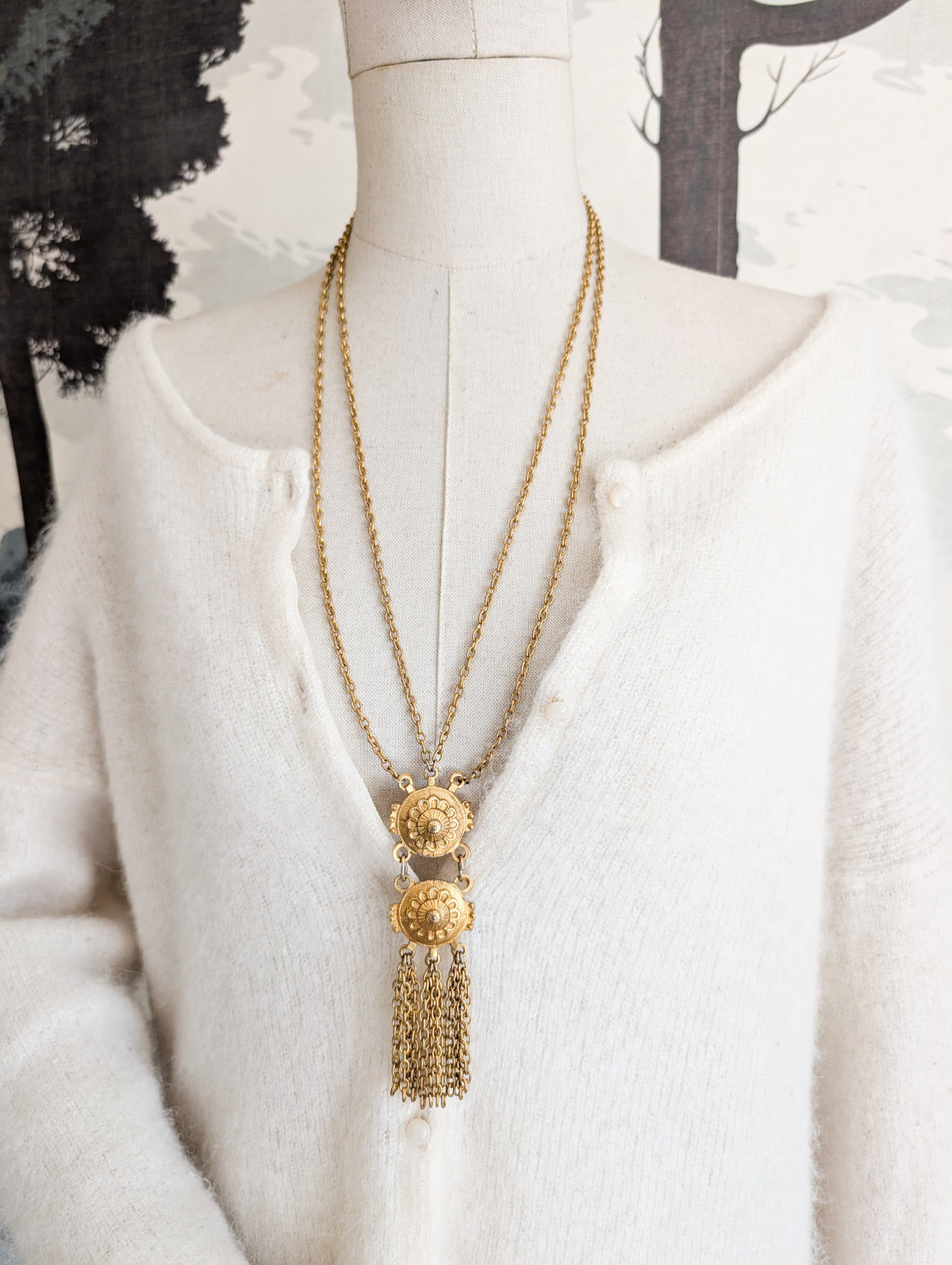 Superbe collier esprit byzantin