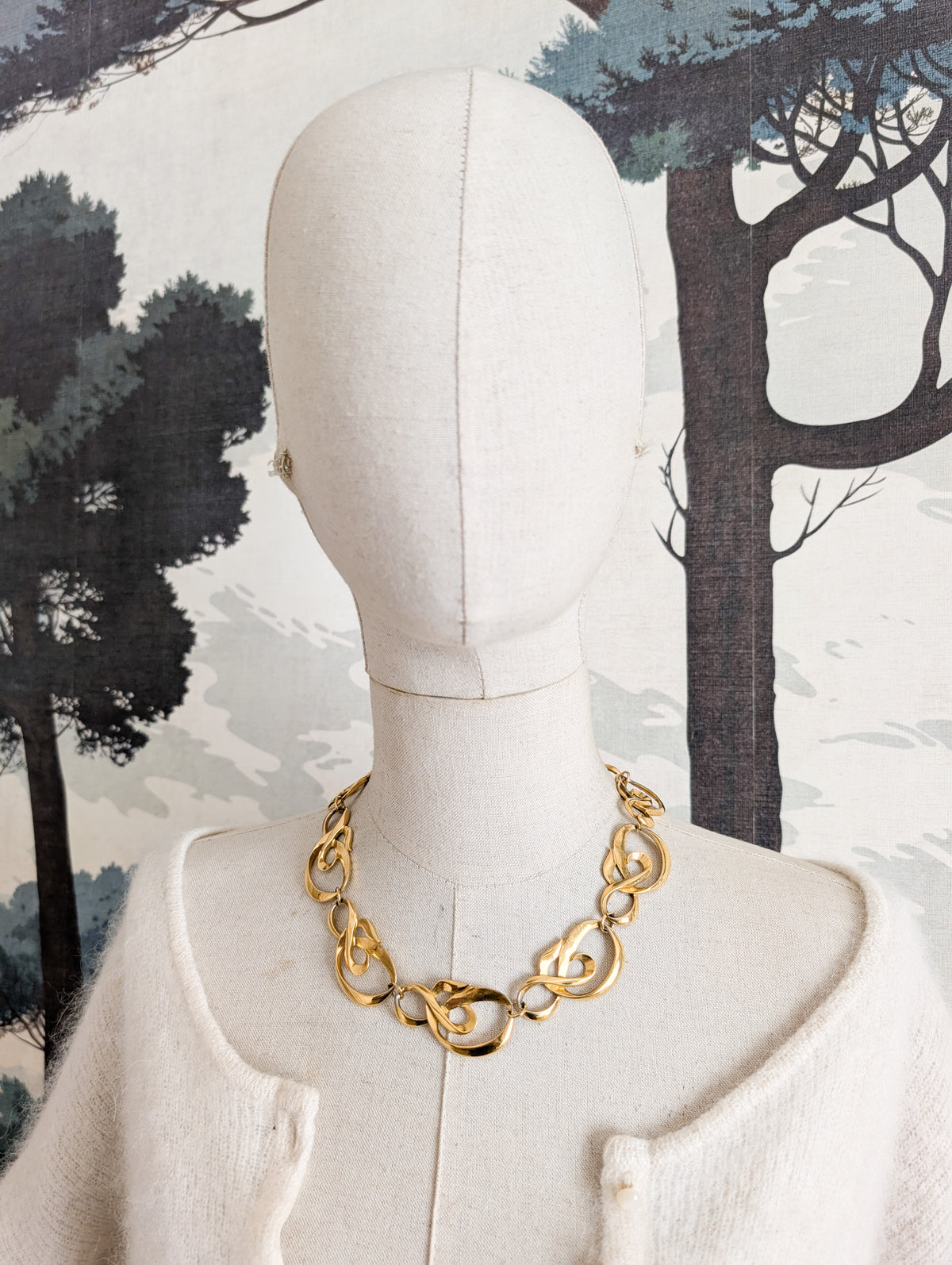 Collier maille Arabesques