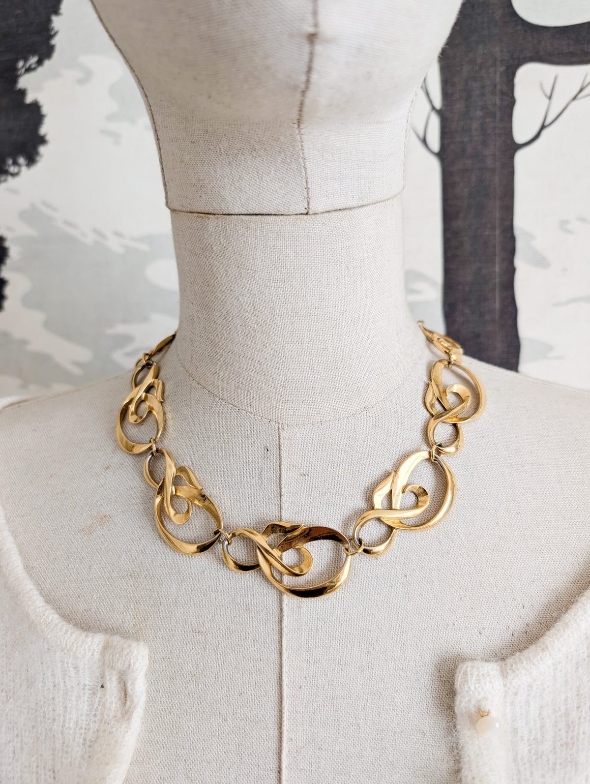 Collier maille Arabesques