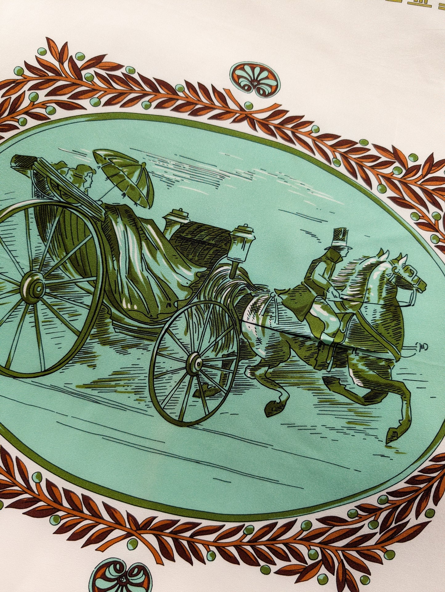 Foulard en soie Torrente