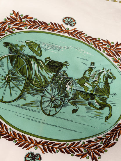 Foulard en soie Torrente