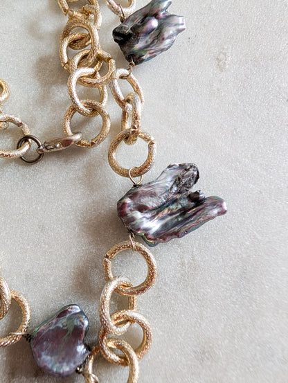 Sautoir perles veritables