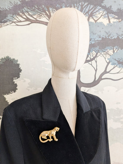 Broche panthère américaine