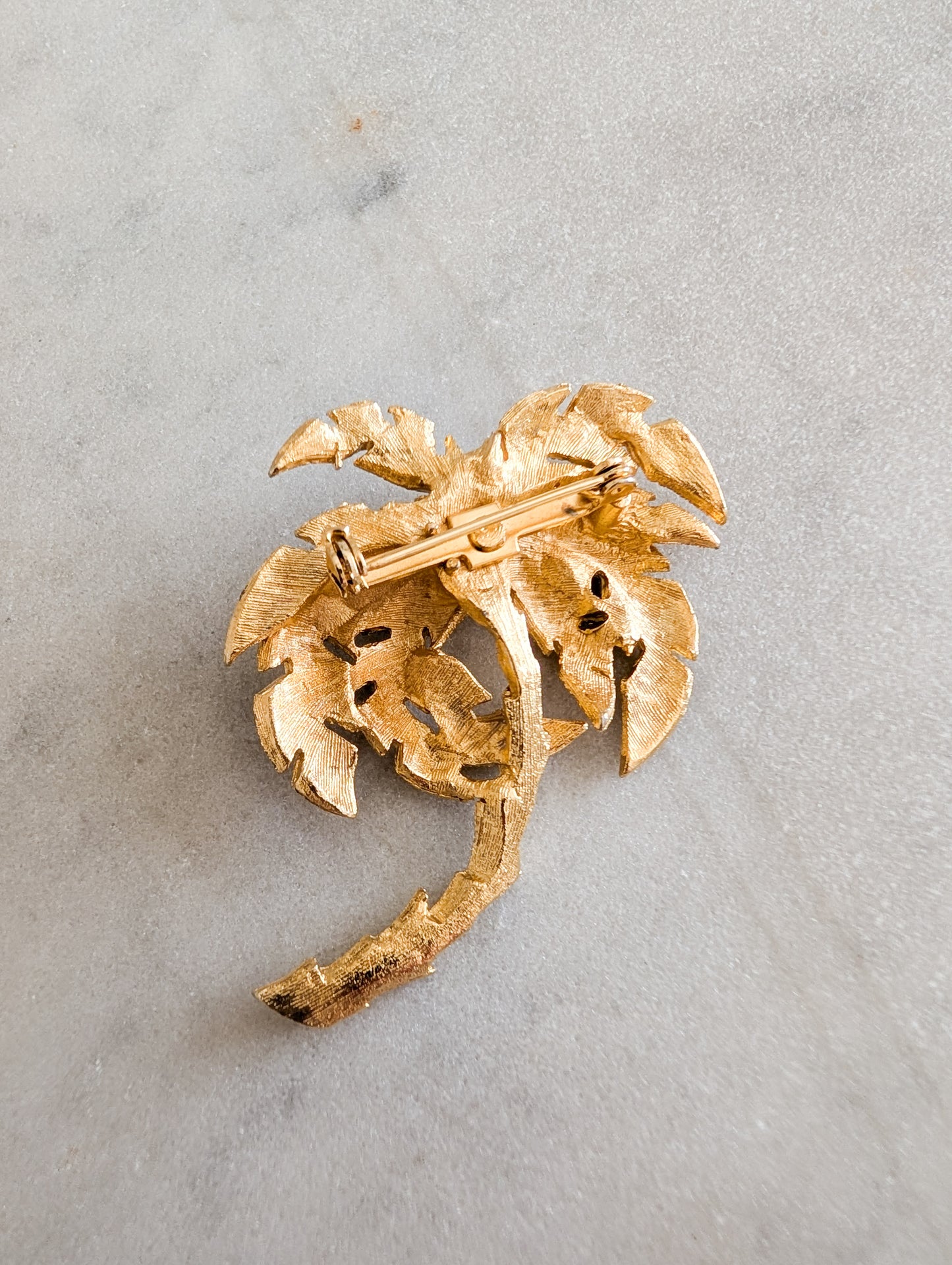 Broche palmier Américaine 1960