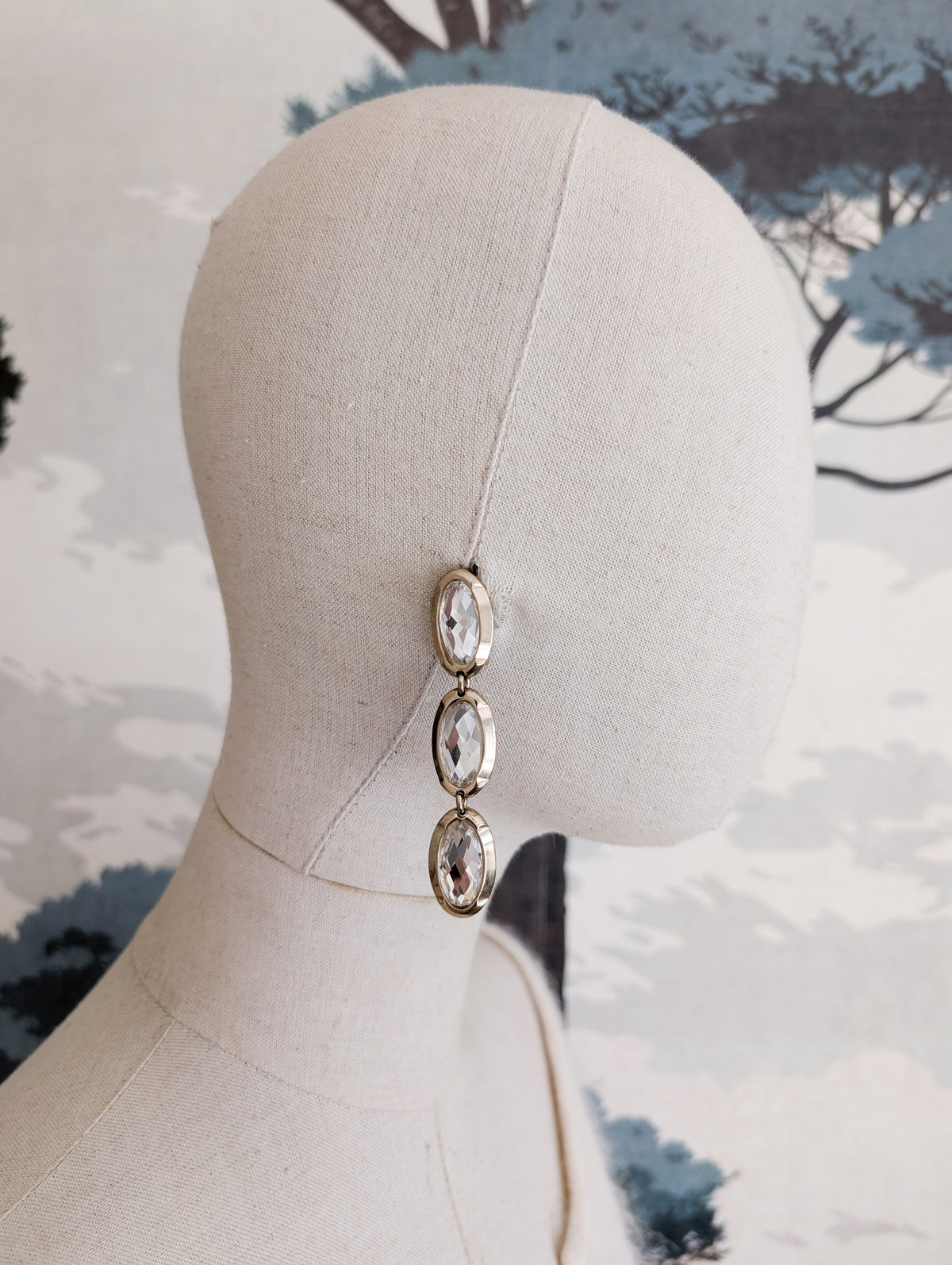 Longues boucles joyaux Agatha