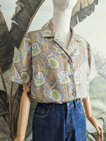 Chemise motif cachemire taille 44