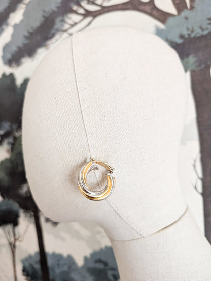 Créoles or et argent