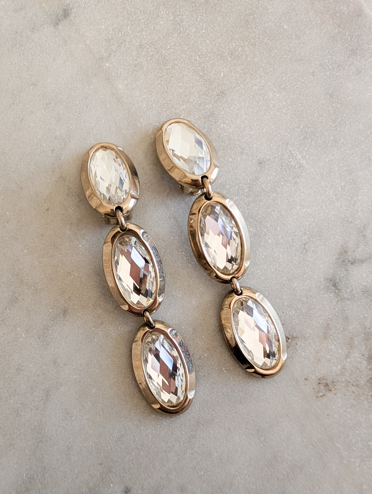 Longues boucles joyaux Agatha