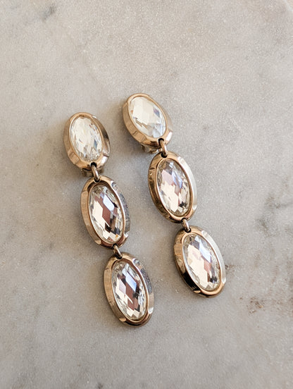Longues boucles joyaux Agatha