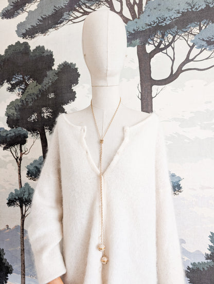 Collier Agatha grelots à nouer