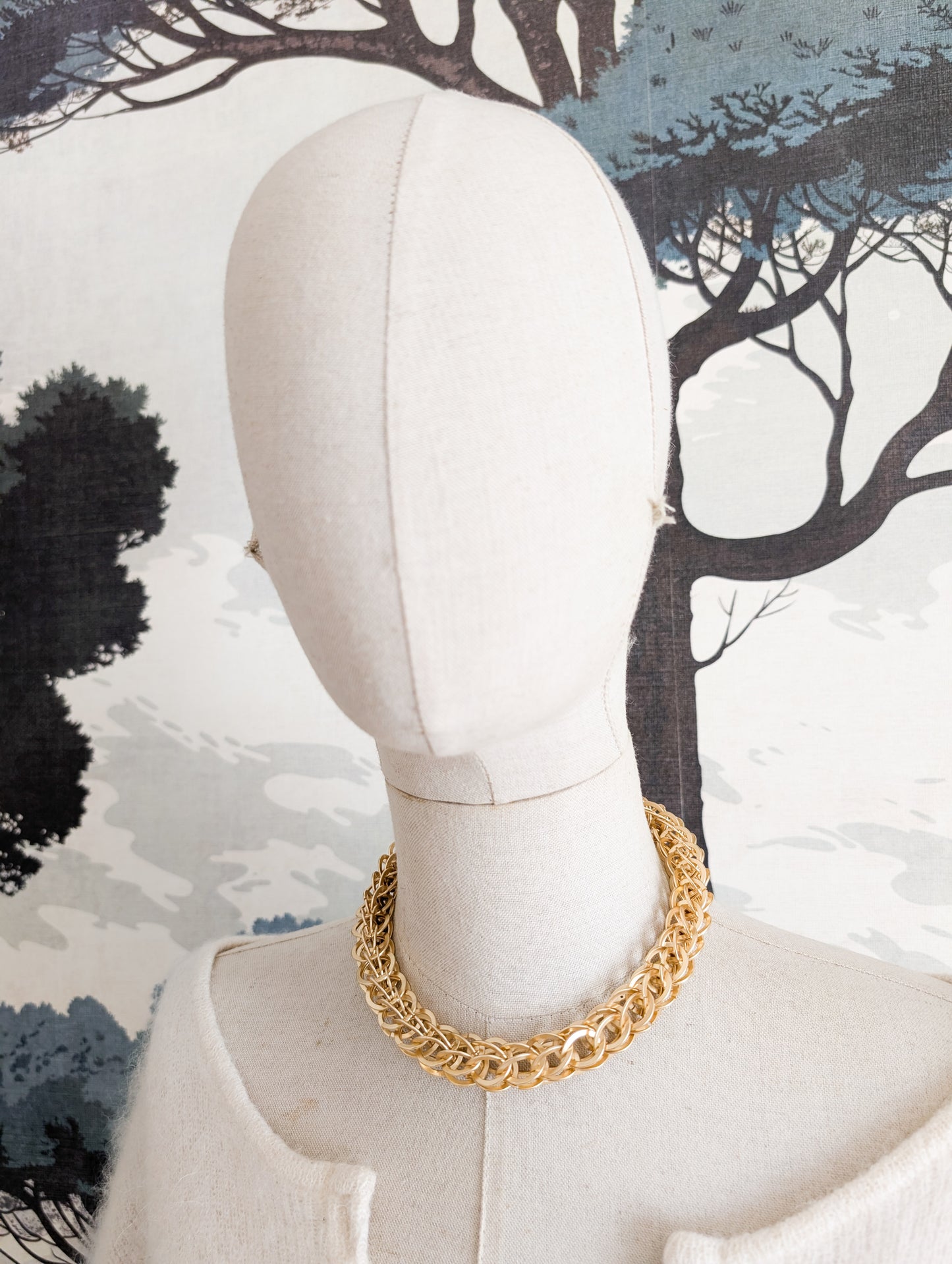 Collier anneaux 1970