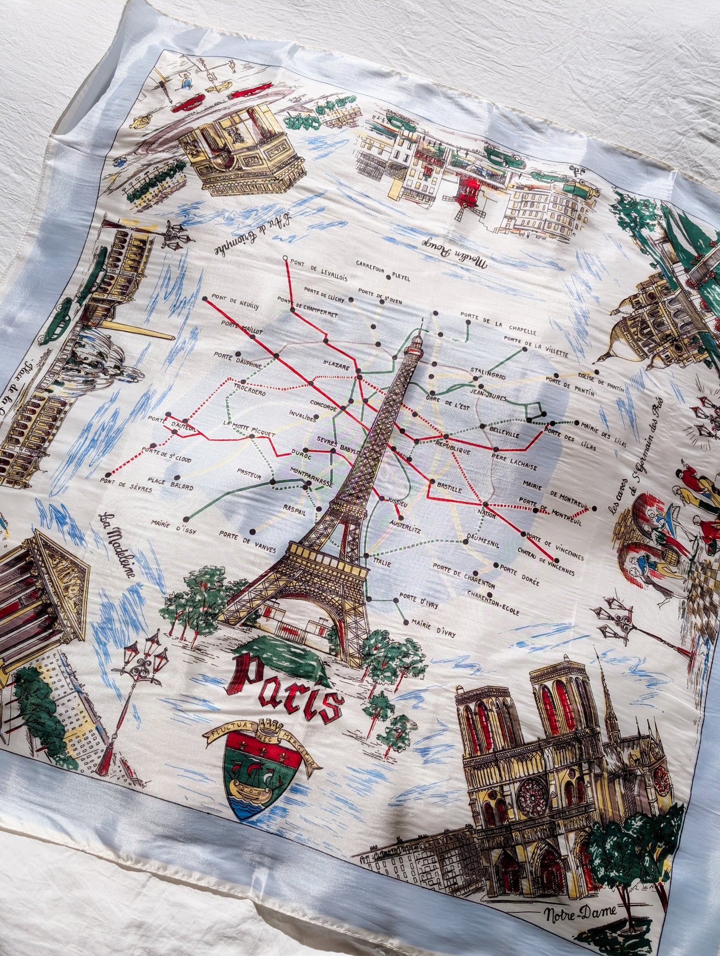 Foulard Paris 50's