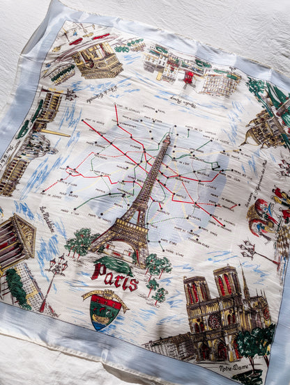 Foulard Paris 50's