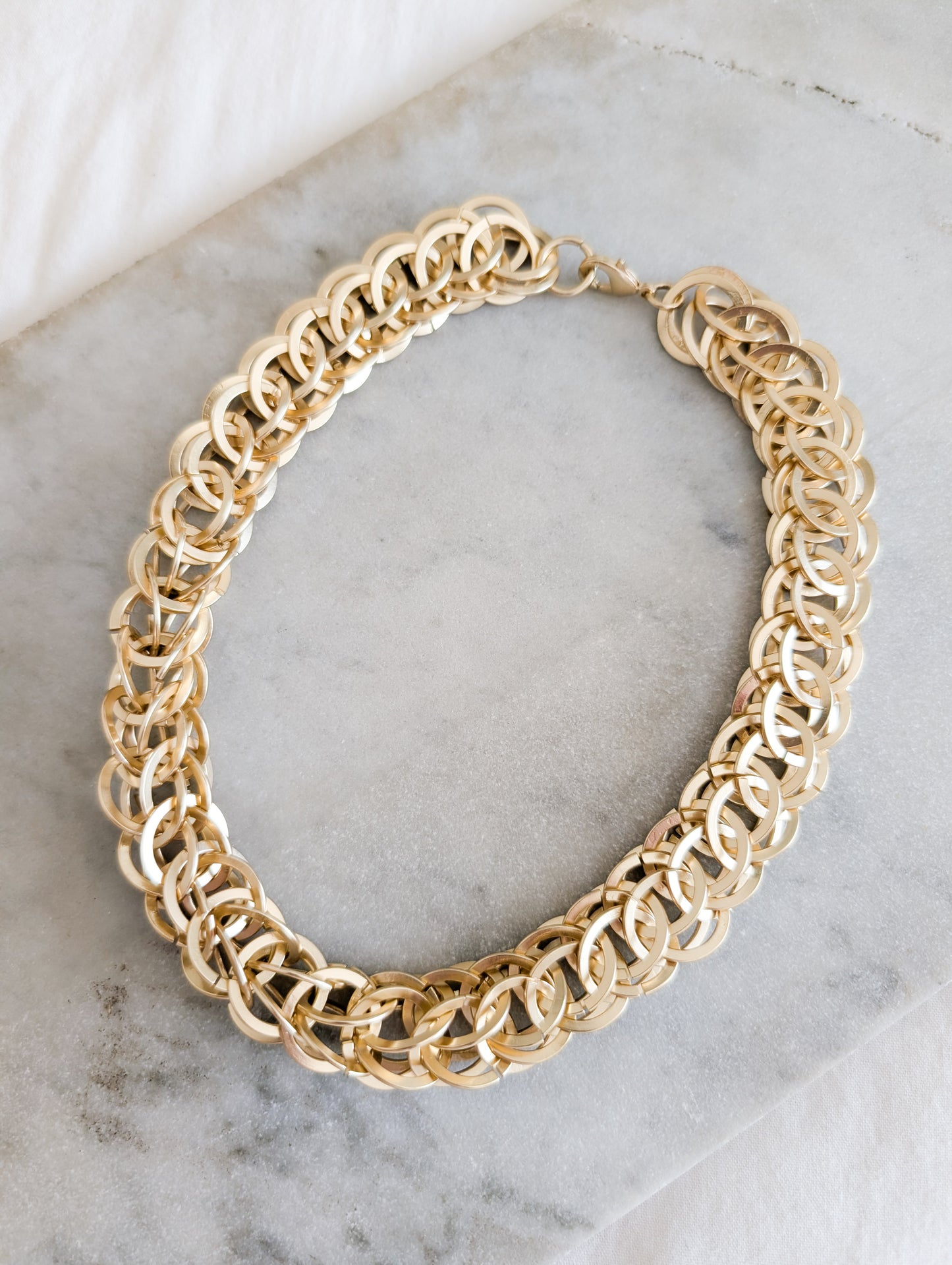 Collier anneaux 1970