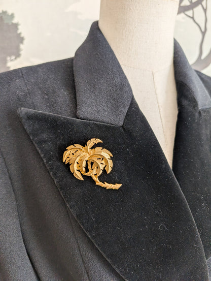 Broche palmier Américaine 1960