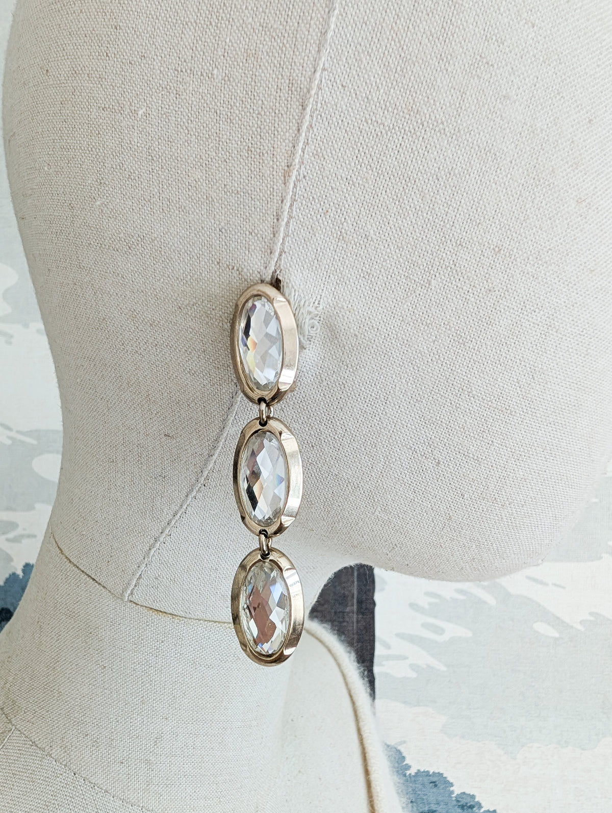 Longues boucles joyaux Agatha