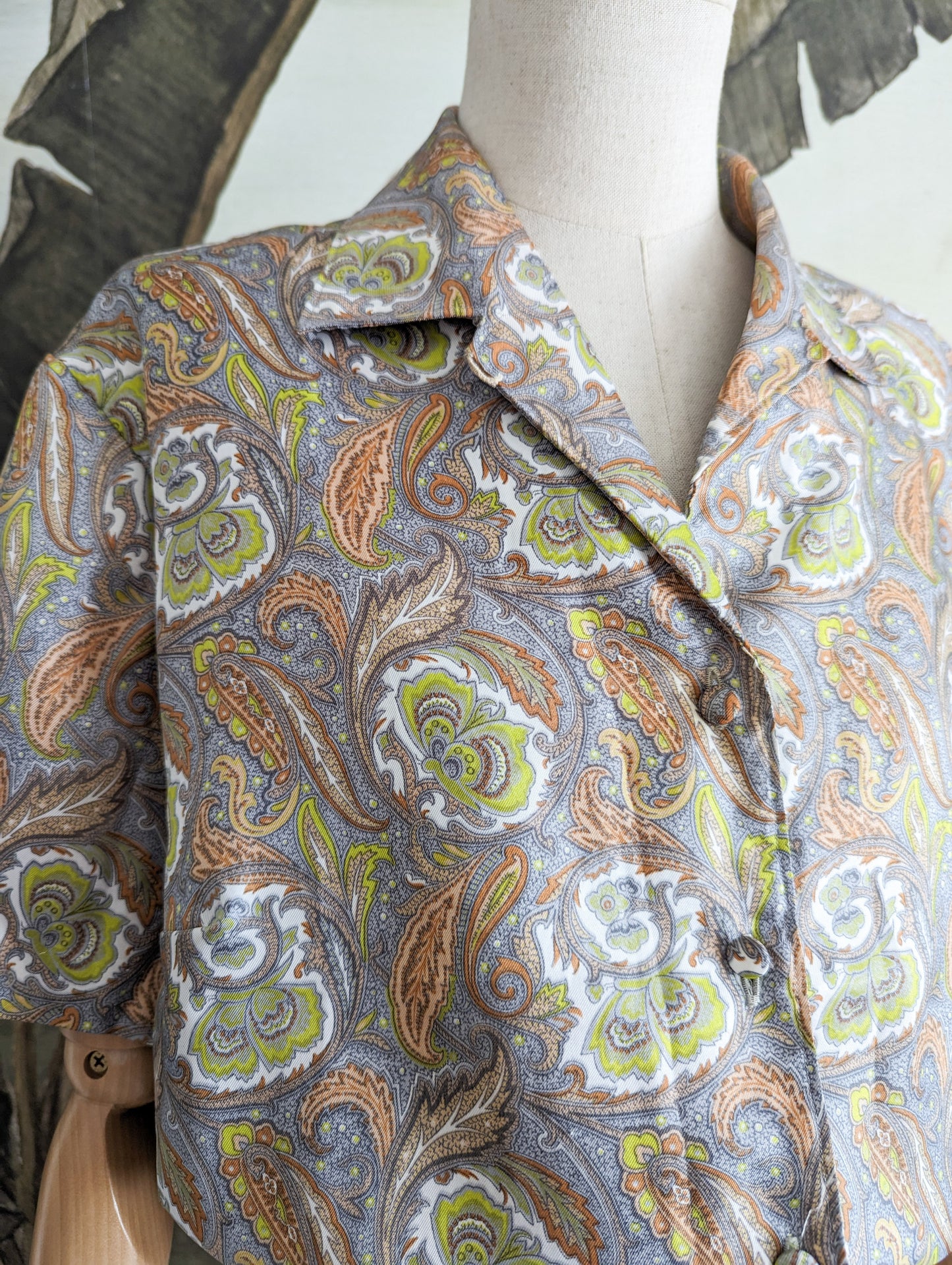 Chemise motif cachemire taille 44