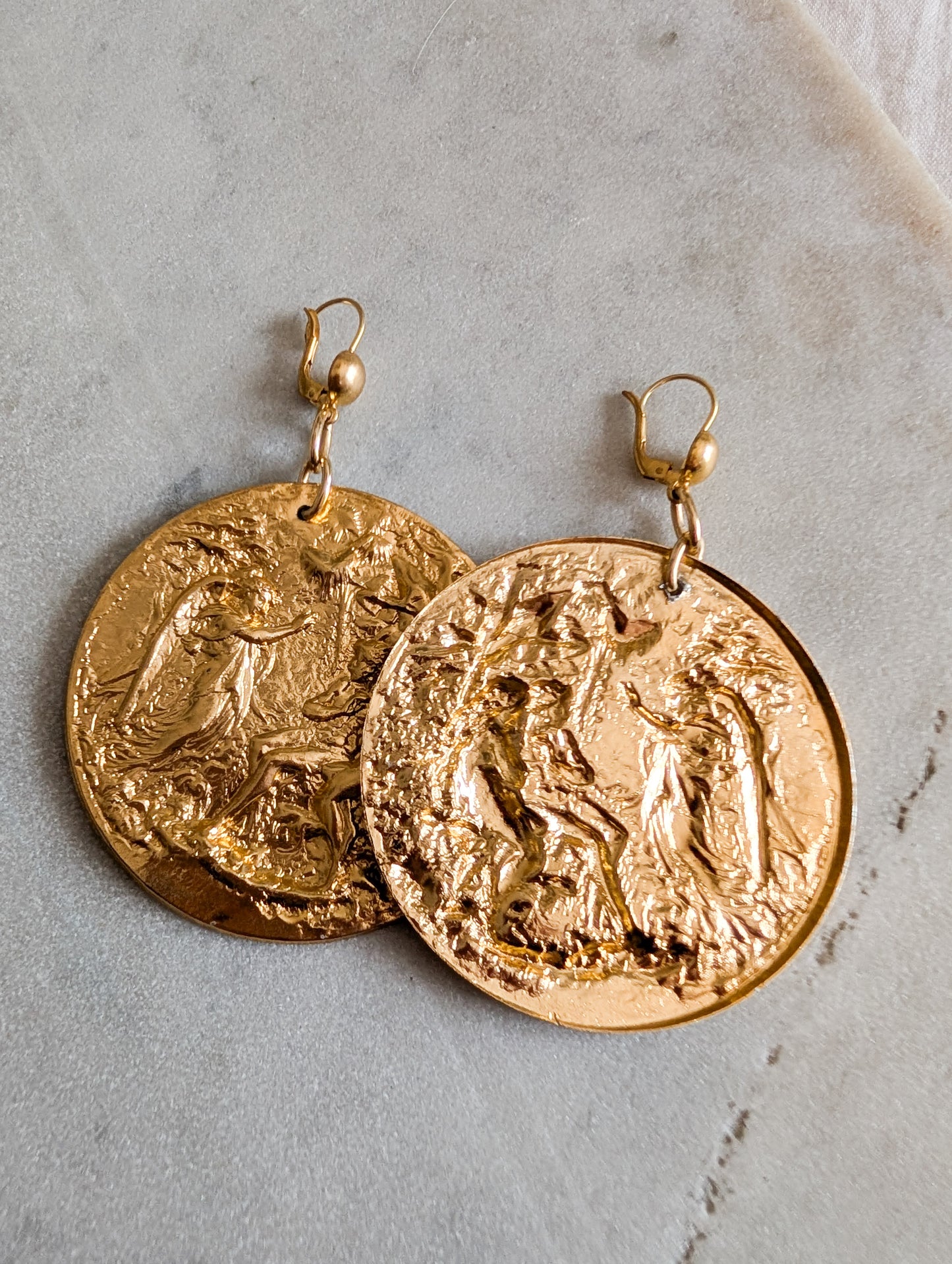 Très grandes boucles Adam et Eve