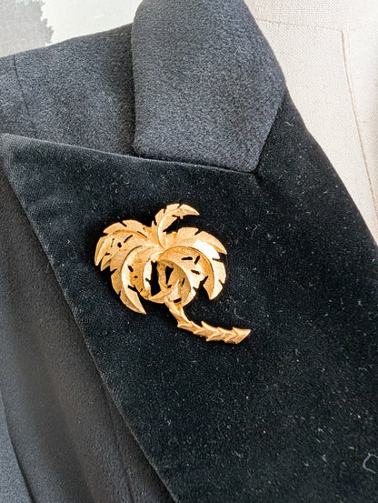 Broche palmier Américaine 1960