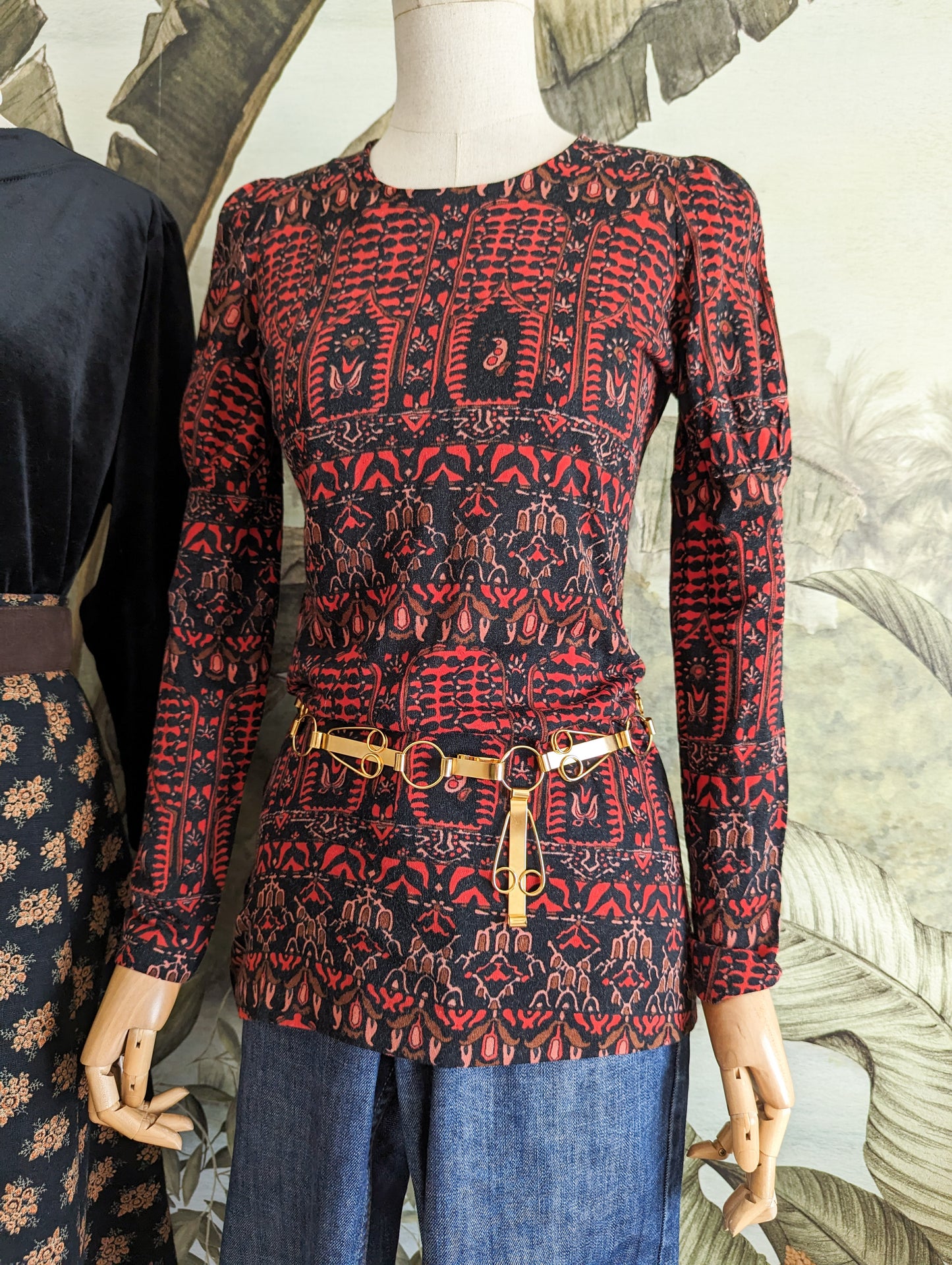 Top en maille 70's taille 34/36