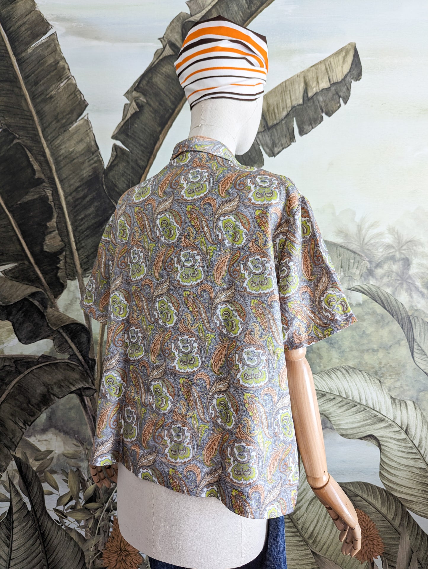 Chemise motif cachemire taille 44