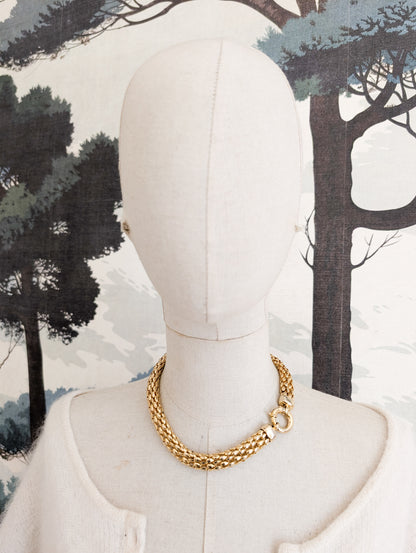 Collier maille 80's