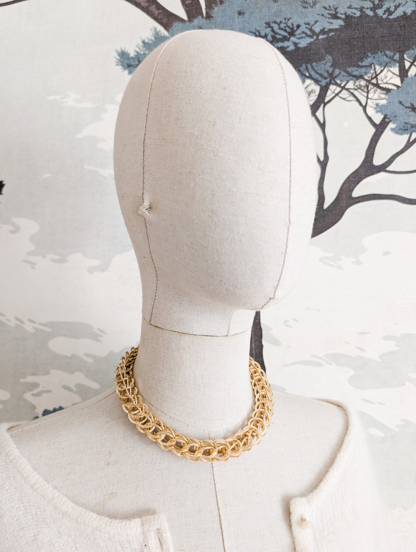 Collier anneaux 1970