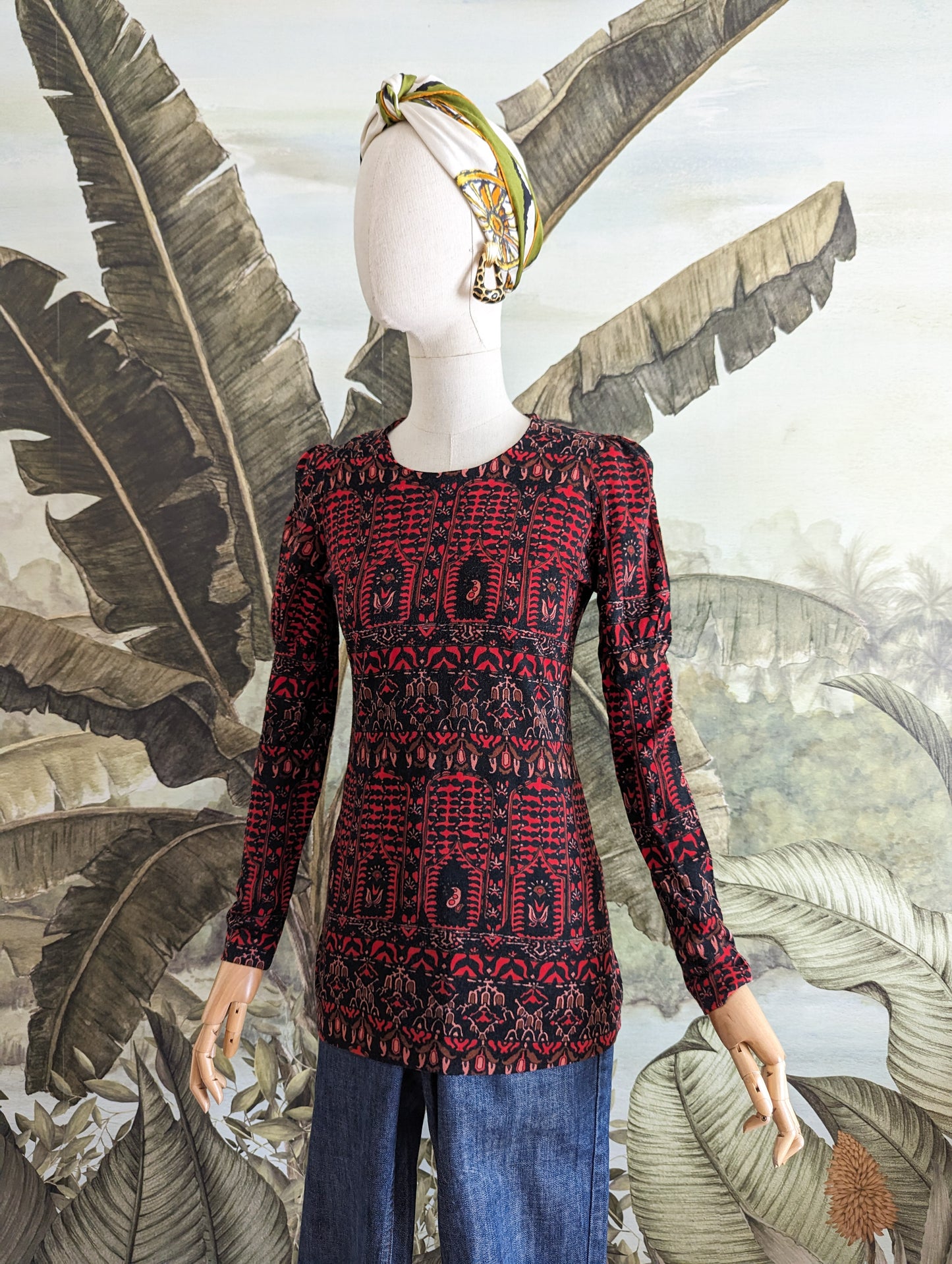 Top en maille 70's taille 34/36