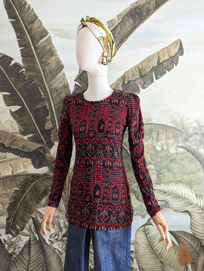 Top en maille 70's taille 34/36