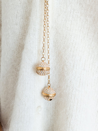 Collier Agatha grelots à nouer