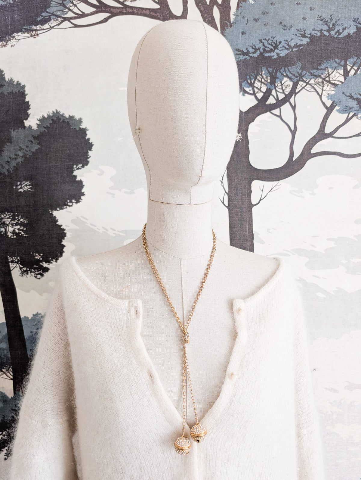 Collier Agatha grelots à nouer