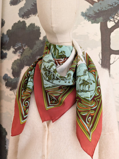 Foulard en soie Torrente