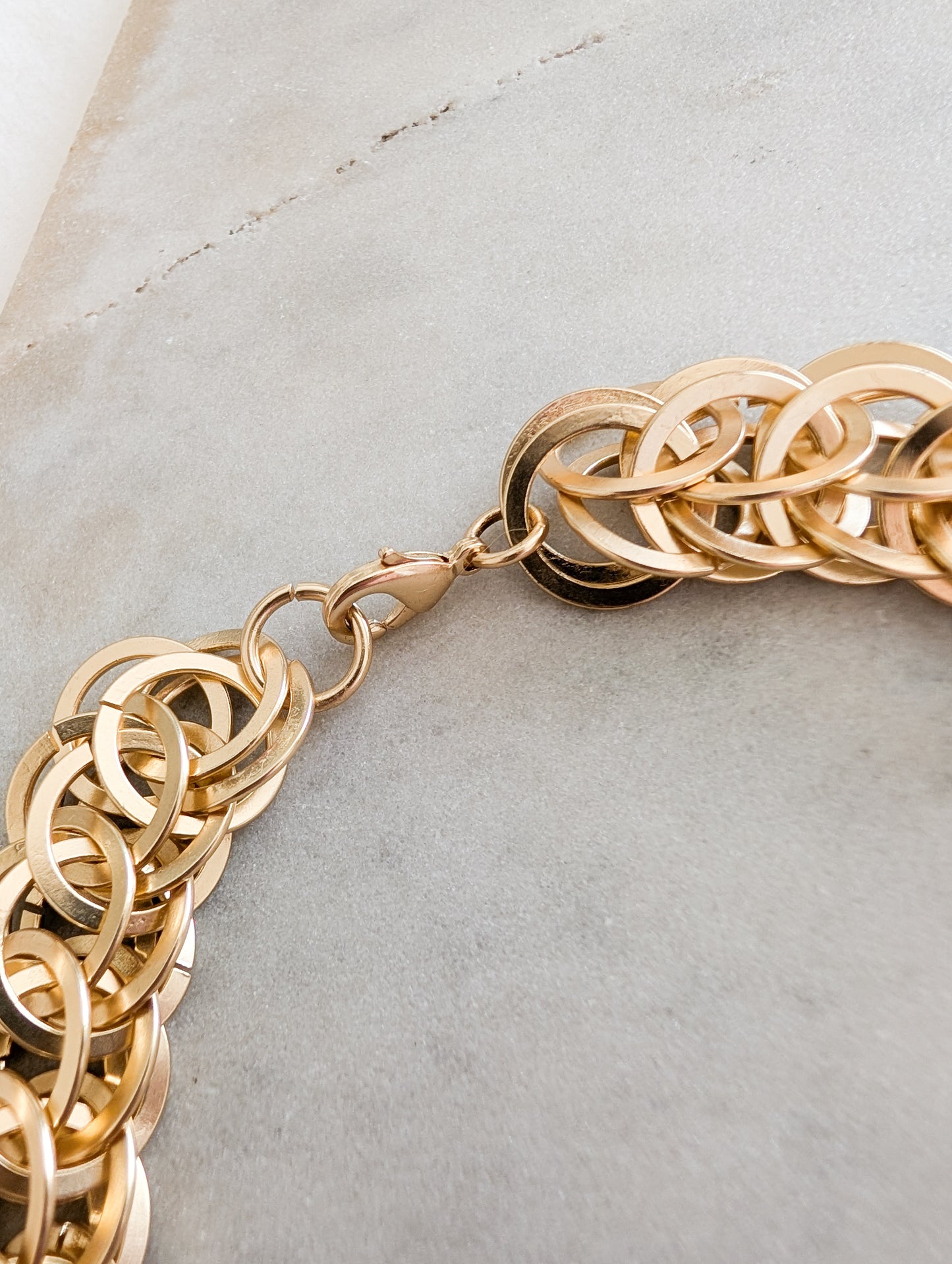 Collier anneaux 1970